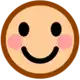 SoftBankの絵文字「笑顔」