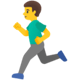 Android 11 走っている男性の絵文字