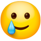 Androidの絵文字「嬉し涙の顔」
