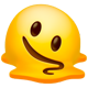 Androidの絵文字「とろける顔」